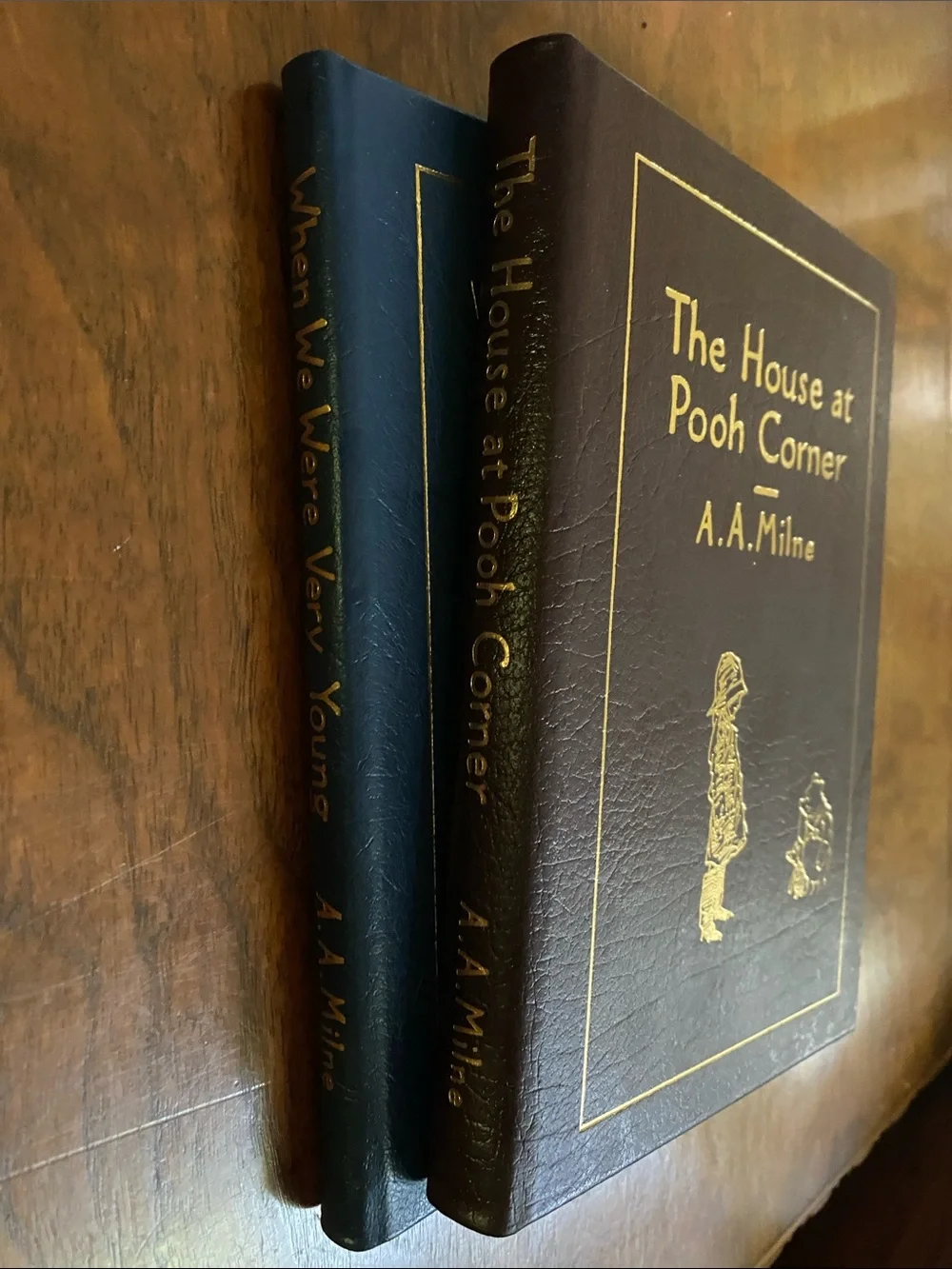Leatherbound Winnie the Pooh books set of 2 Easton Press 1985 collectors edition